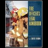 Fire Officers Legal Handbook   With CD