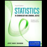 Statistics In Criminology And Criminal Justice   Text
