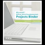 Microsoft Office 2010 Fundamentals Projects Binder (Loose)