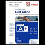 COMPTIA A+ 220 801+220 802 CERT. W/CD