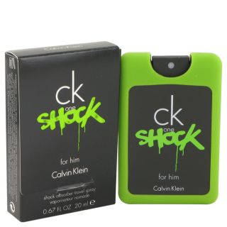 Ck One Shock for Men by Calvin Klein Travel EDT Spray .67 oz