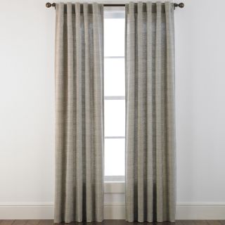 Studio Glacier Rod Pocket/Back Tab Curtain Panel, Stone