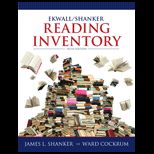 Ekwall / Shanker Reading Inventory