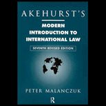 Akehursts Modern Introduction to International Law
