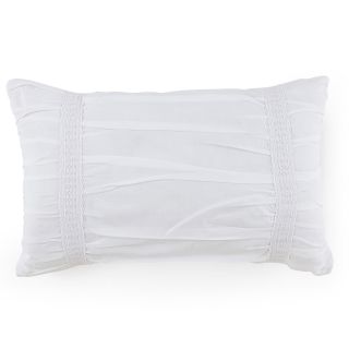 LIZ CLAIBORNE Rapunzel Oblong Decorative Pillow, White