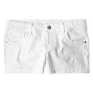 Total Girl Twill Shorts   Girls 6 16 and Plus, White, Girls