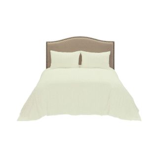 Channel Chenille Bedspread, Ivory