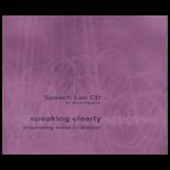Speaking Clearly, Four CDs Only (Software)
