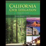 California Civil Litigation   With Study Guide