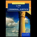 Introduction To Law And Criminal Justice   With Access