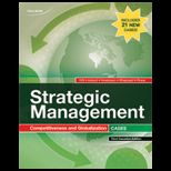Strategic Management Competitiveness & Globalization Cases (Canadian)