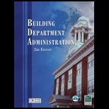 BUILDING DEPARTMENT ADMINISTRATION