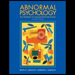 Abnormal Psychology  Problem of Maladaptive Behavior