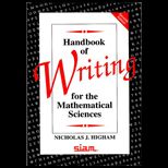 Handbook of Writing for the Mathematical Sciences
