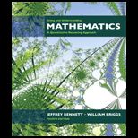 Using and Understanding Mathematics, a la Carte