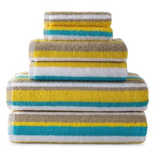 JCP Home Collection  Home Striped Bath Towels, Yellow
