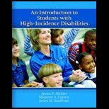 Introduction to Students with High Incidence Disabilities