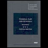 Criminal Law  Cases and Materials