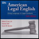 American Legal English   Audio CD