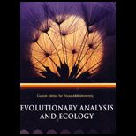 Evolutionary Alalysis and Ecology (Custom)