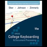 Gregg College Keyboarding and Document Processing MS Off. Word 13 Manual