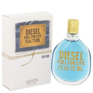 Fuel For Life Leau for Men by Diesel EDT Spray 2.5 oz