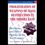 Proliferation of Weapons of Mass Destr.