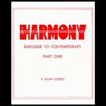 Harmony  Baroque to Contemporary, Part 1