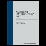 American Constitutional Law (Combined)
