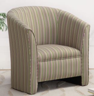 Kids Plush Youth Chair in Classic Stripe