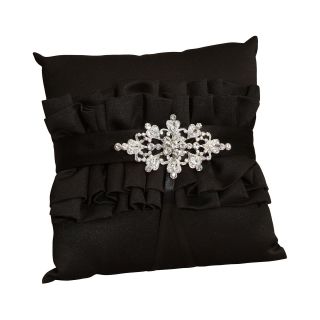 IVY LANE DESIGN Ivy Lane Design Isabella Ring Bearer Pillow, Black