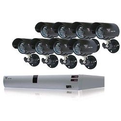 Night Owl 8 Channel H.264 DVR Kit with 8 Cameras and 500GB Hardrive Factory Refu