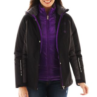Free Country 3 in 1 Jacket   Talls, Black, Womens