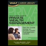 Vault Career Guide Private Management