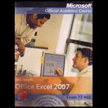 Microsoft Office Excel 2007 Official Academic Course Exam 77 602   With CD