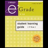 eGrade Volume 1.5 Student Learning Guide with Registration Code