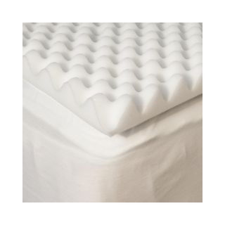 Science of Sleep Memory Foam Multi Support 4 Zone Mattress Pad, Biege