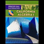 Algebra 1   California Edition