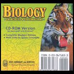 Biology  Principles and Explorations   CD (Software)