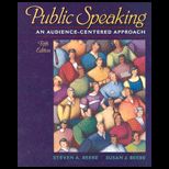 Public Speaking  Audience Centered Approach   Package