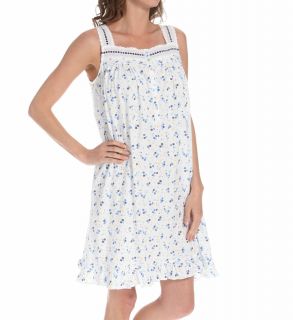 Eileen West 5014600 Navy Short Nightgown