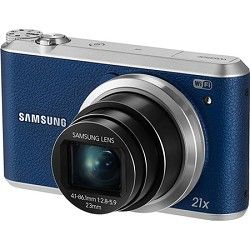 Samsung WB350 16.3MP 21x Opt Zoom Smart Camera   Blue