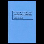 Compendium of Modern Instrumental Techniques