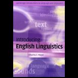 Introducing English Linguistics