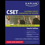 KAPLAN CSET CALIFORNIA SUBJECT EXAMIN