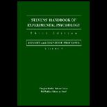 Stevenshdbk. of Experimental Psych., Volume 2