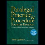 Paralegal Practice and Procedure A Practical Guide for the Legal Assistant