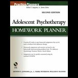 Adolescent Psychotherapy Homework Planner   With CD
