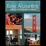 Basic Accounting  Concepts, Principles, and Procedures, Volume 1   With CD