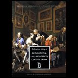 Broadview Anthology of Restoration and Early Eighteenth Century Drama